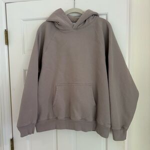 Aritzia Sweatfleece Hoodie in Ashen